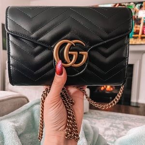 GUCCI Marmont matelassé mini bag